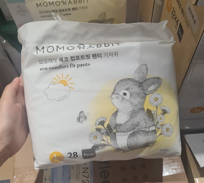 Momorabbit Ecofit bỉm quần size L