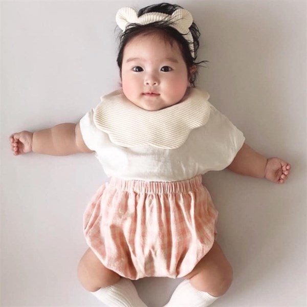 Yếm Vải Uidong Vân Sọc Kem