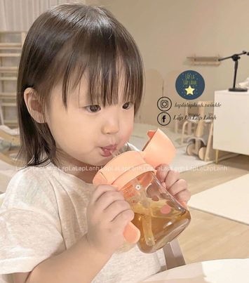 Grosmimi Bình nước Quả đào 200ml