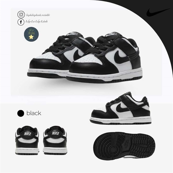 Nike Sneaker CW1589-100 đen trắng size 150