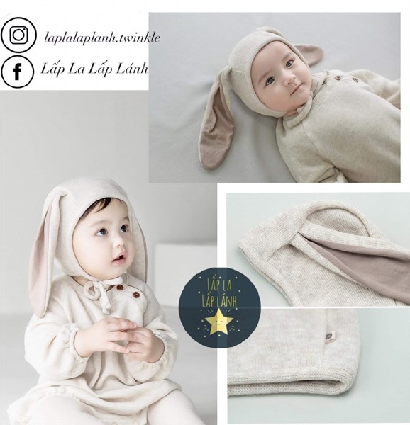 Happy Prince Nón vành Chuột nâu 6-12m