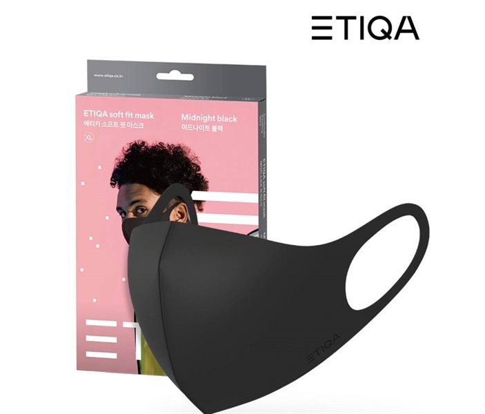 Etiqua Khẩu Trang size M Đen