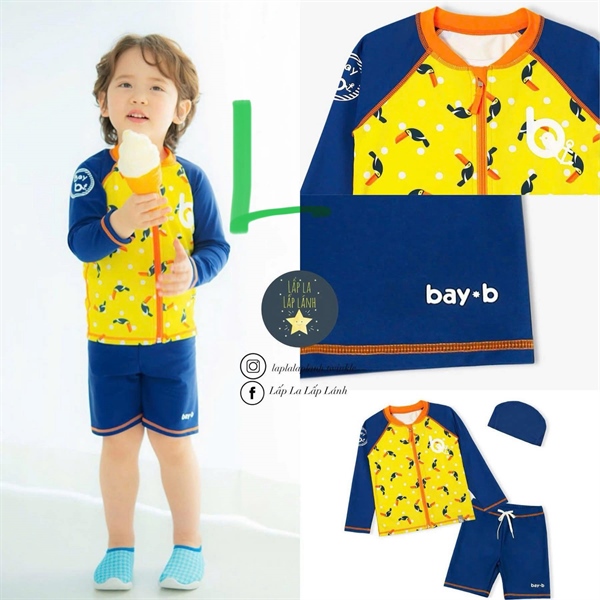 Bayb Set đồ bơi Vàng- navy size L