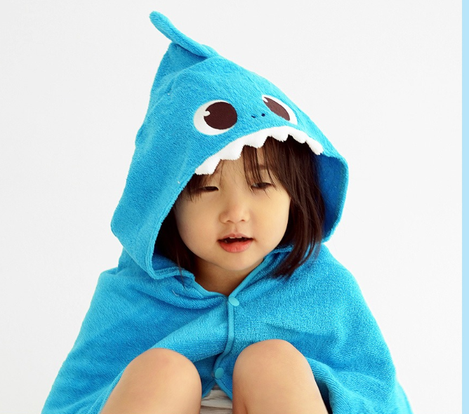 Pinkfong Khăn tắm cho bé Xanh