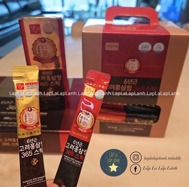 JeongWonSam Set hồng sâm 100 stick