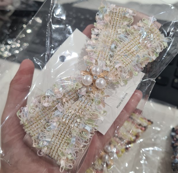 Handmade Kẹp nơ mom mẫu 17