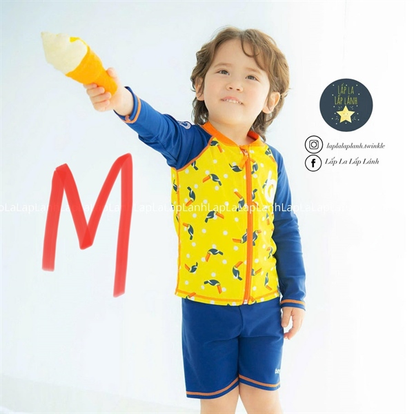 Bayb Set đồ bơi Vàng- navy size M