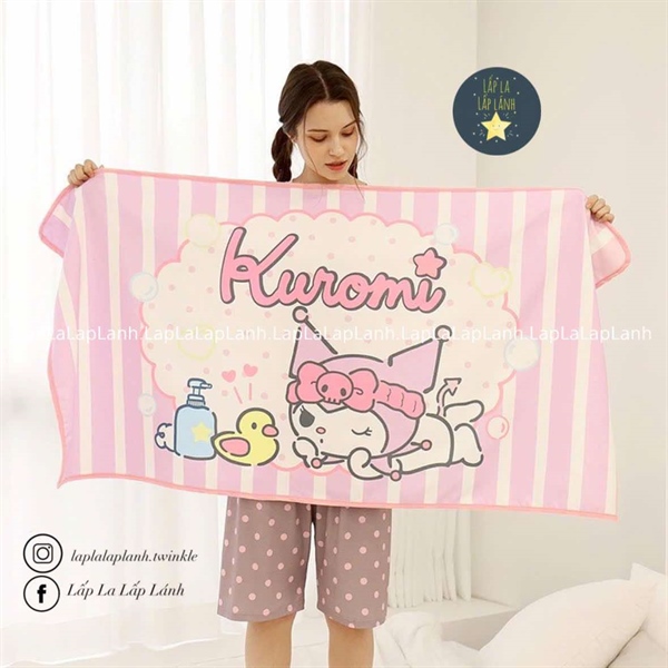 Renoma Khăn tắm bigsize Kuromi