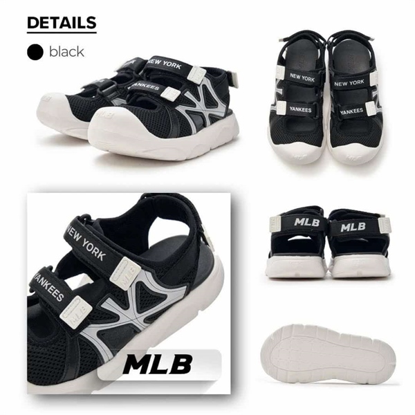 MLB Sandal 7ASDCB253-50BKS size 200