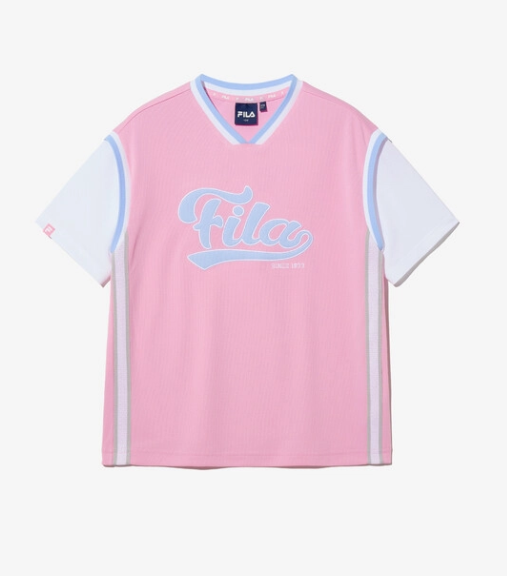 Fila Áo hồng FK2FPH2501XLPK size 130