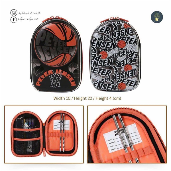 Peterjensen Hộp bút PUX62YF01M_BK