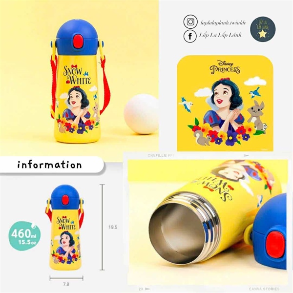 Lilfant Bình giữ nhiệt Snow White