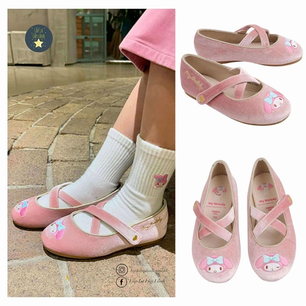 Shoopenkids Giày bệt HPKWFEF91S Hồng size 210