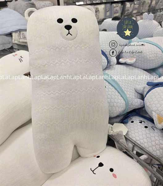 Emart Thú bông cooling Gấu trắng