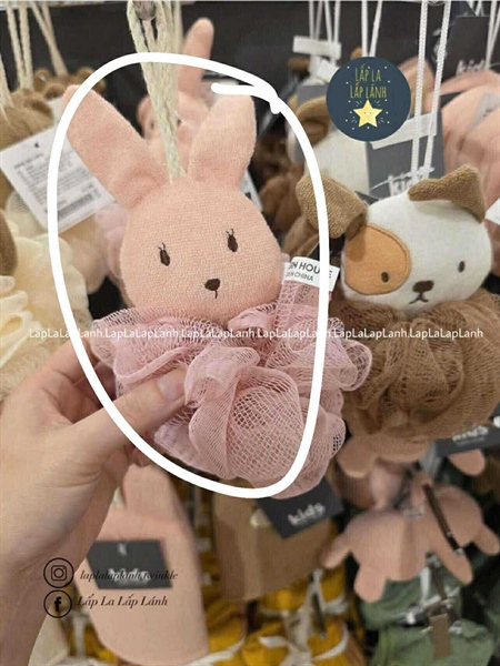 Modernhouse Bông tắm Thỏ hồng