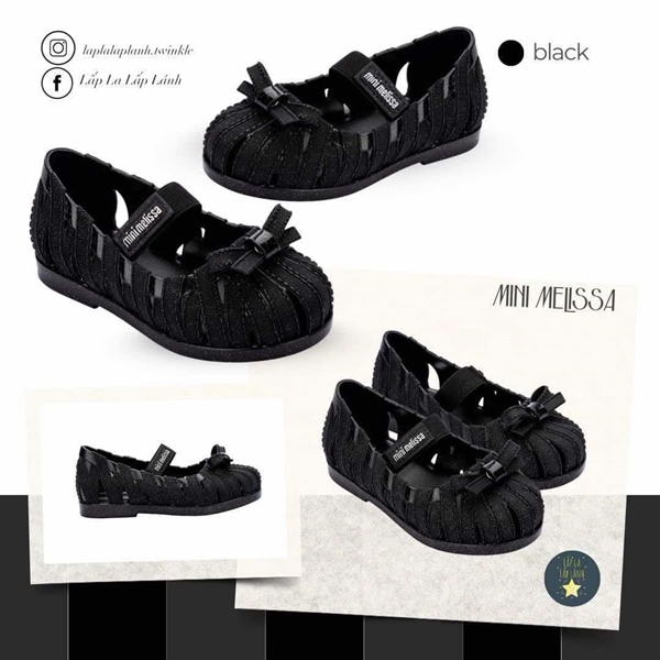 Minimellisa Giày búp bê MSKCF2TSMB11BLK size 180