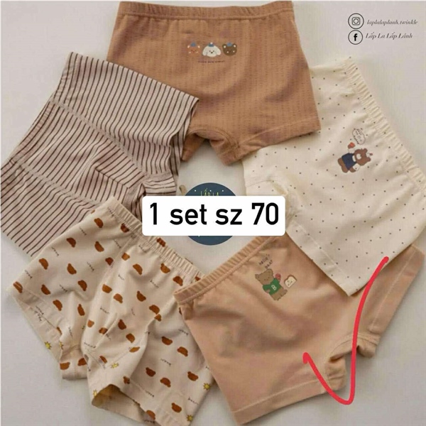 Bulledor Set chip đùi 5p Hi bear size 70
