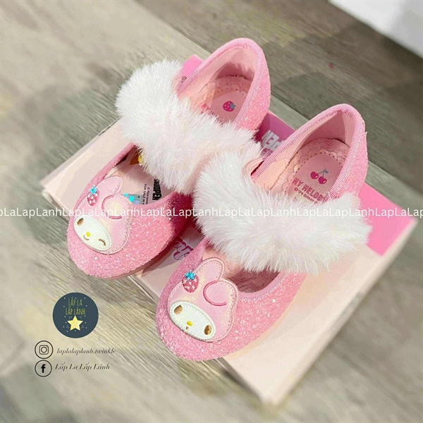 Shoopenkids Giày bệt HPKWFEFT2S My Melody quai lông size 160