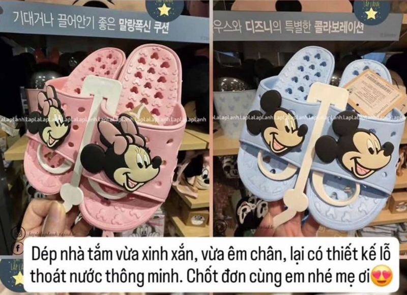 Modernhouse Dép nhà tắm Mickey size 190