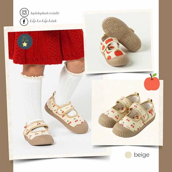 Ozkiz Slip on Cherry beige size 140