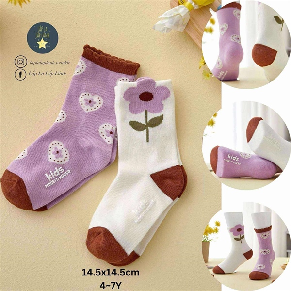 ModernHouse Set vớ 2p Daisy Flower size 4-7Y