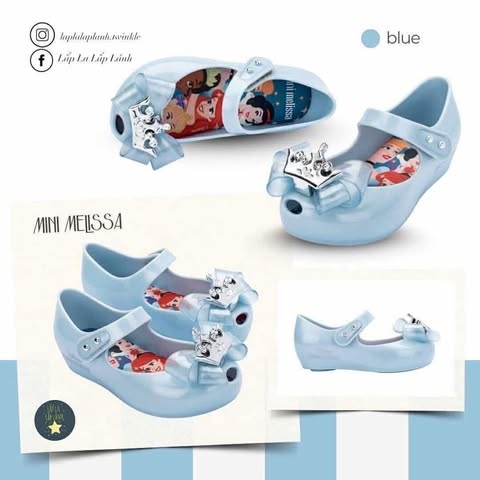 Minimelissa Giày búp bê MSKCF2TSDP11BLU size 170
