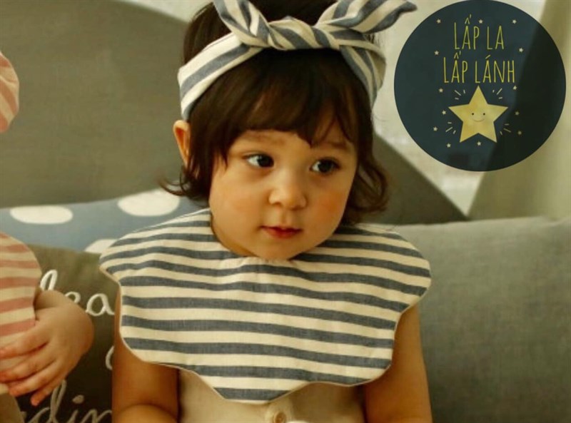 Yếm Vải Uidong Vân sọc Ngang Xanh Đen