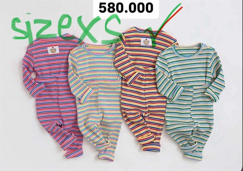 Oottbebe Đồ bộ kẻ sọc màu size XS