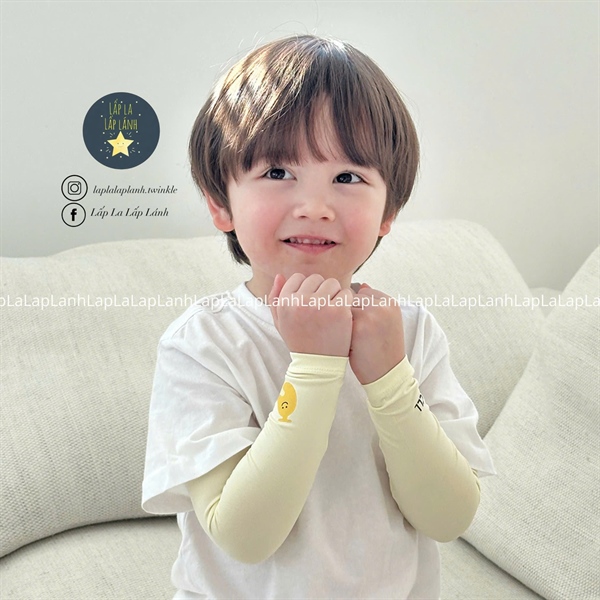 ECLL Găng chống nắng cho bé Chuối vàng size M