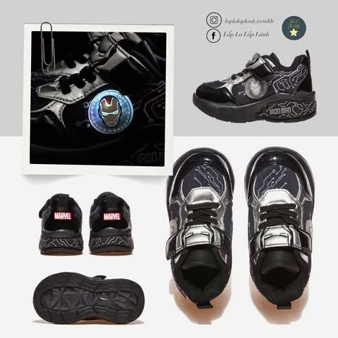 ABC Sneaker K7130 Iron man đèn