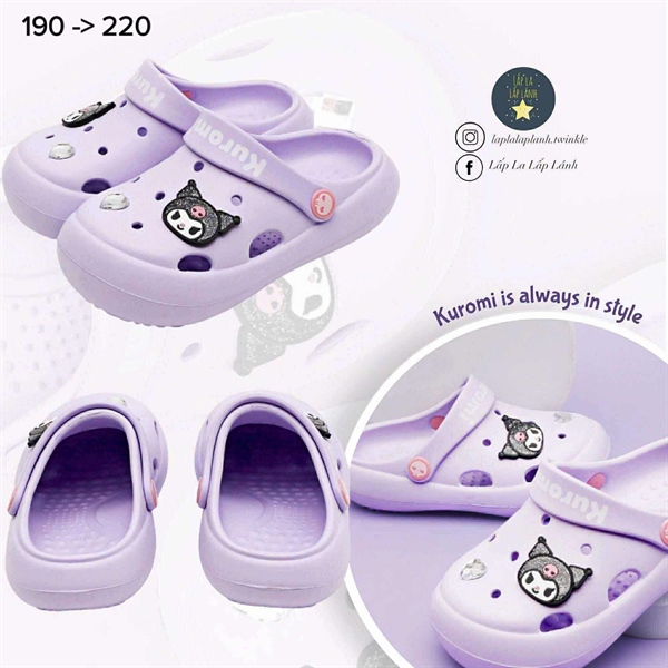 Shoelamode Sandal Kuromi Twinkle size 200