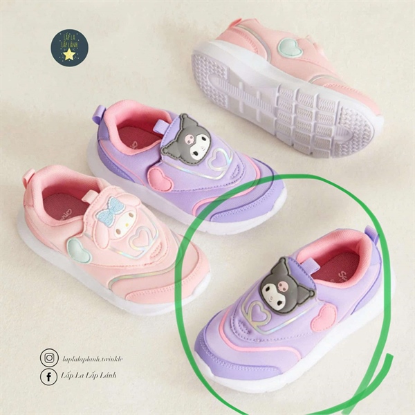 Shoopenkids Slip-on Kuromi HPKR6EA92S S190