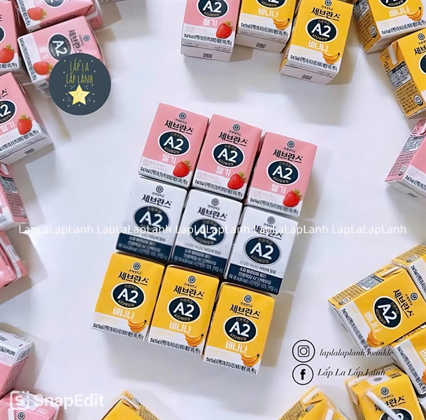 Yonsei Sữa tươi đạm A2 vị Chuối 1/2 THÙNG 12 hộp 125ml date 31/12/2025