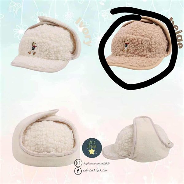 Shoopenkids Nón lông HPKACEFT2U