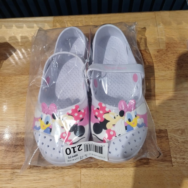 Shoelamode Giày nhựa Minnie Mouse Eva White size 210