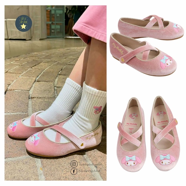 Shoopenkids Giày bệt HPKWFEF91S Hồng S180