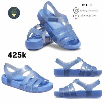 Crocs Sandal 209836-4PB blue size 180 c12