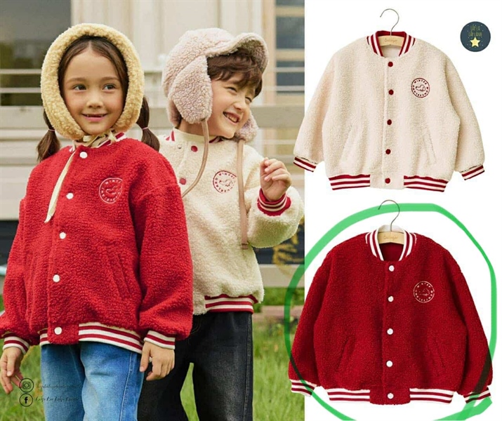 Bebezoo Áo khoác đỏ size 110