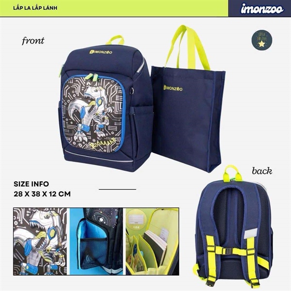 Winghouse Set balo DZ0098 Khủng long