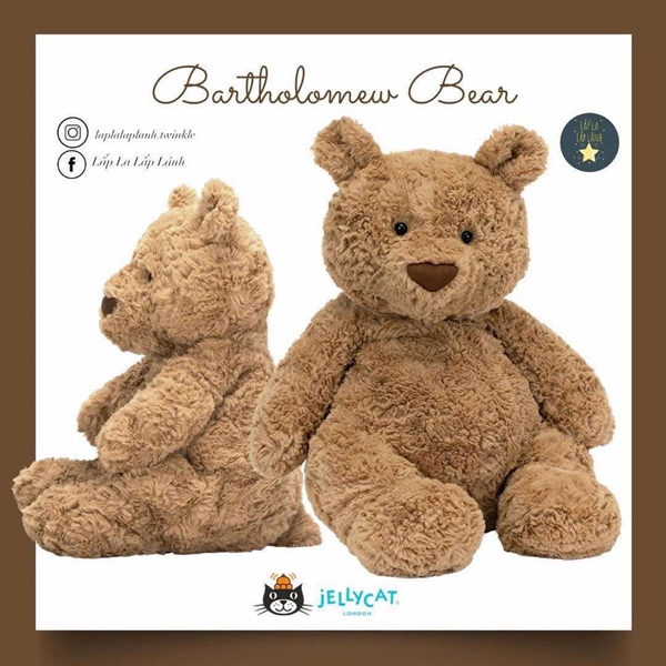 Jellycat Gấu barth size 36cm