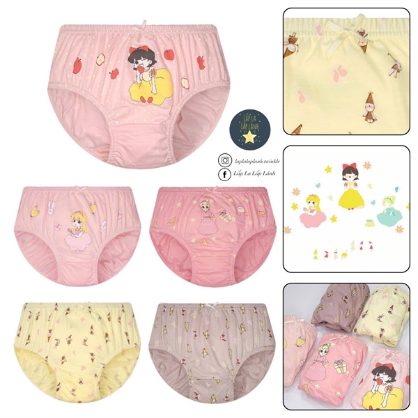 Dingdongdang Set quần chip 5p Princes