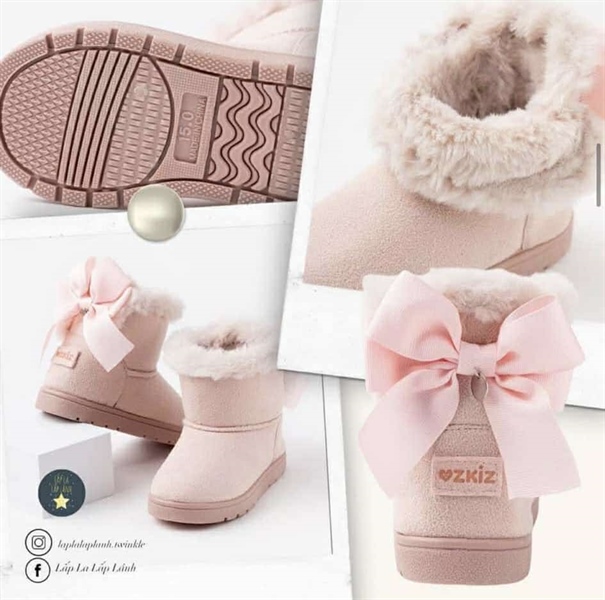 Ozkiz Ủng hồng nơ size 160