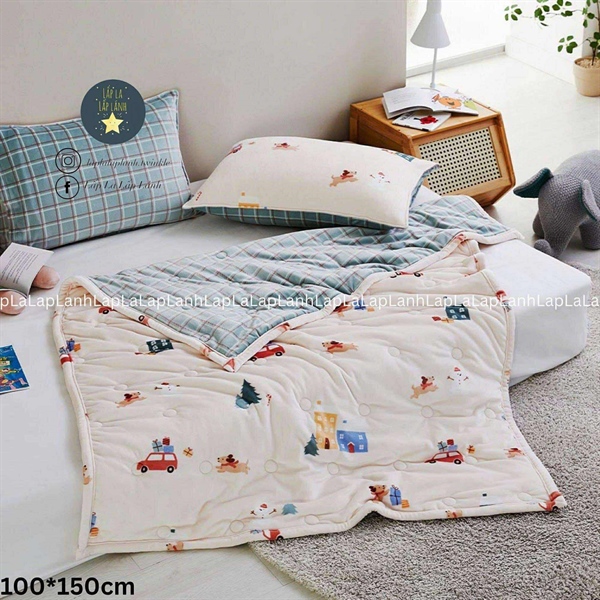 ModernHouse Chăn nỉ chần bông Merry Puppy