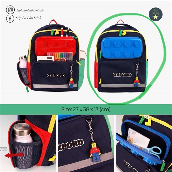 Winghouse Balo Lego xanh OX0063