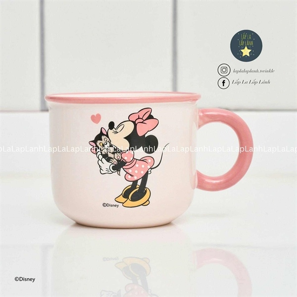 ModernHouse Ly sứ Minnie Mouse quai hồng