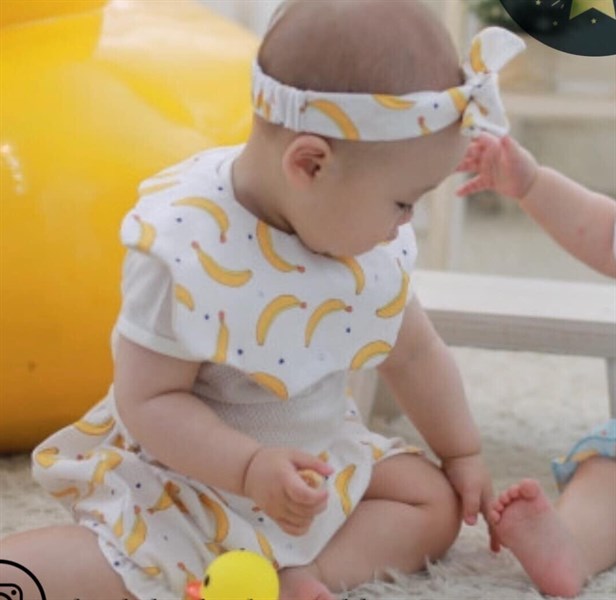 Yếm Vải Uidong Chuối Trắng