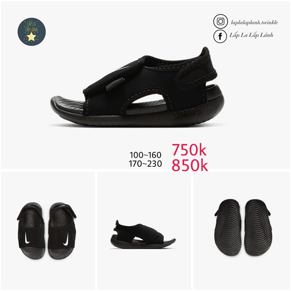 Nike Sandal DB9566-001 size 140 size 8C