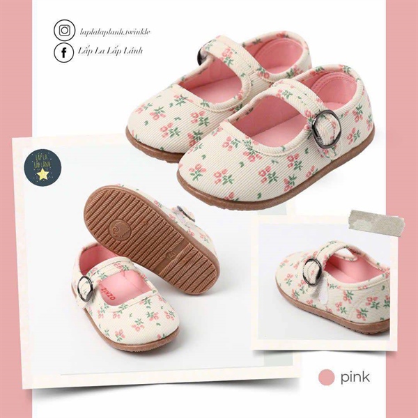 Ozkiz Giày bệt Pink Flower