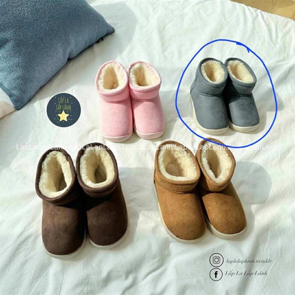 ECLL Boot lông Xám size 170