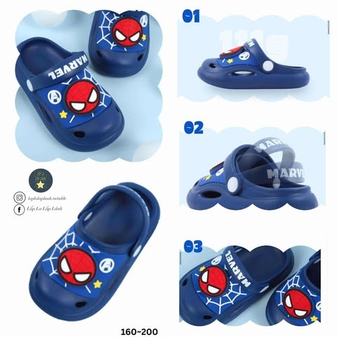 Shoelamode Sục Spiderman Poki